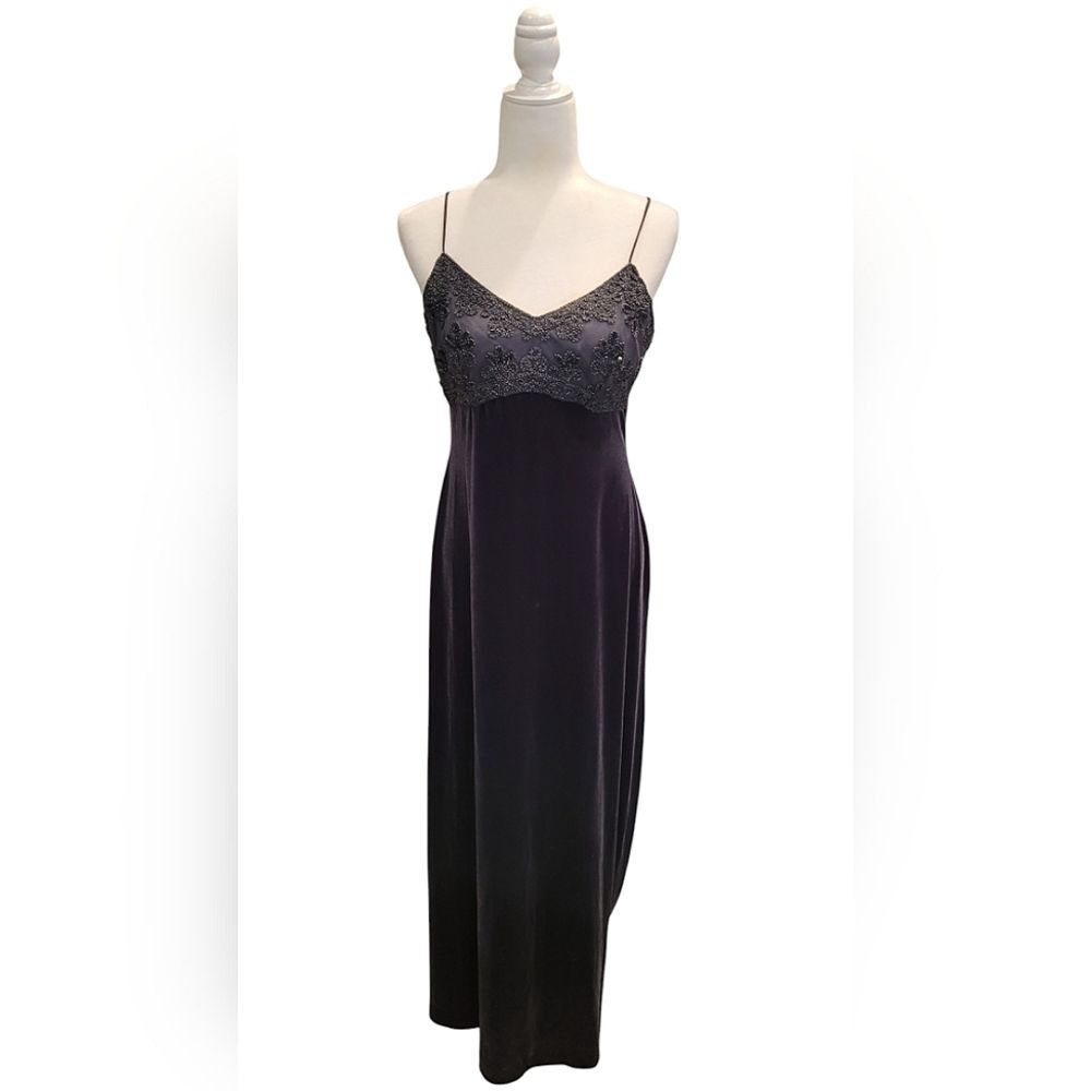 Rhapsody Velvet Empire Waist Dress - Picture 1 of 8